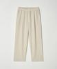 TRADCLUB Single-Pleat Elastic Wide Slacks 3 Colors