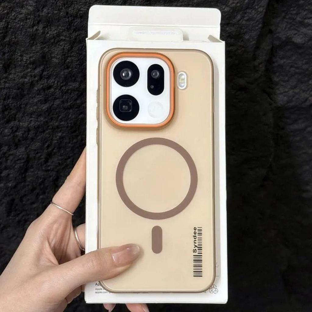 Официальный Candy PC Матовый Прозрачный Чехол Для Magsafe Для OPPO Find X9 X8 X7 Ultra Pro X8S Plus Магнитный Полупрозрачный Матовый Жесткий Чехол