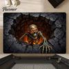Сезонный Акцент для Вечеринки 3D Коврик на Хэллоуин, Напольный Коврик с Оптической Иллюзией, Коврик для Ванной и Прихожей из Диатомита, Жуткое Пространство с Глубиной для Гостиной