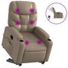 VidaXL Fauteuil Inclinable de Massage Électrique, Chaise de Relaxation avec Dossier et Repose-pied Réglables, Siège de 3204685