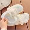 Little White Shoes Women's 2025 New Summer Breathable Mesh Not Stuffy Feet Shoes with Skirts Ballet Soft-soled Women's Shoes
