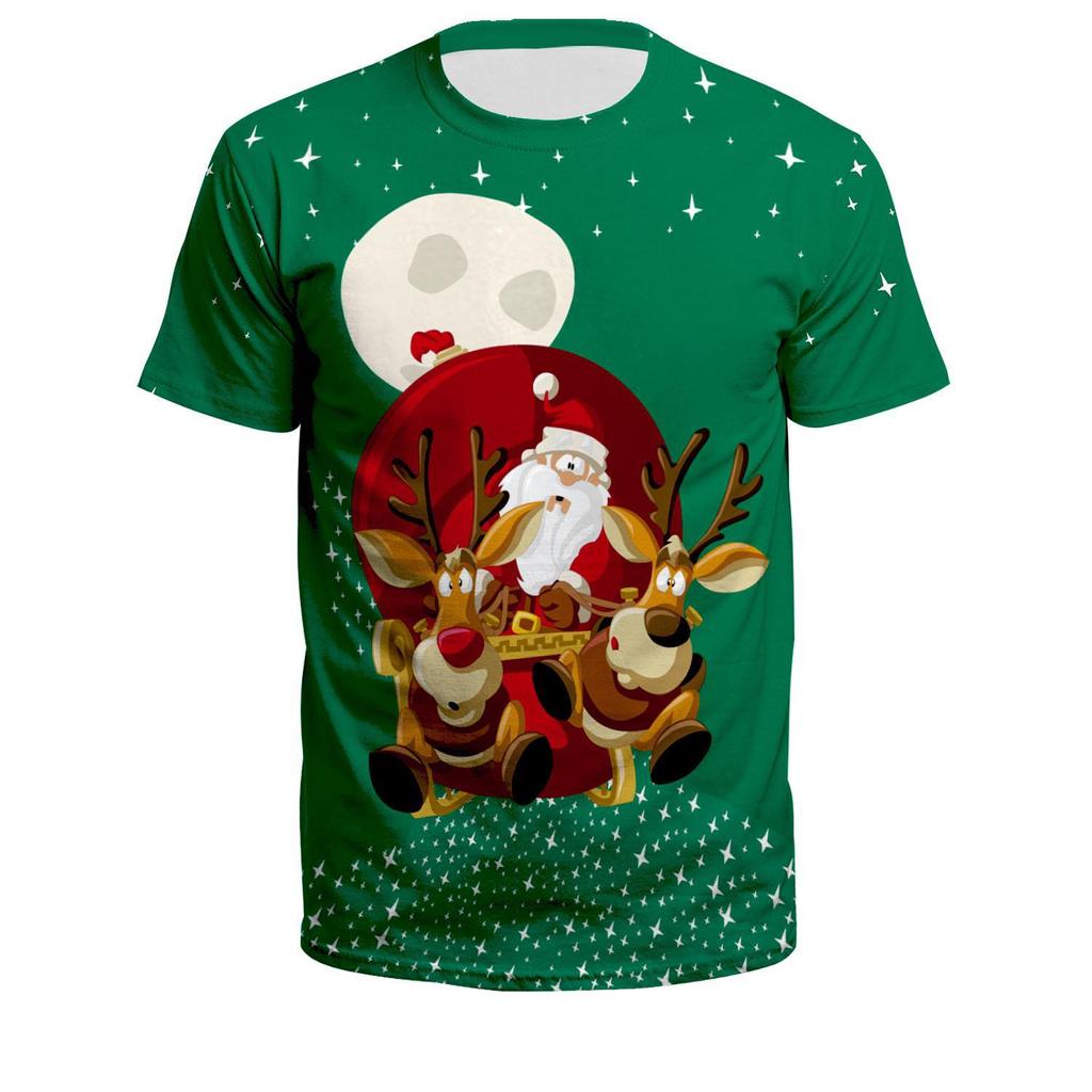 2024 Christmas Youth Short-Sleeved Couple T-Shirt
