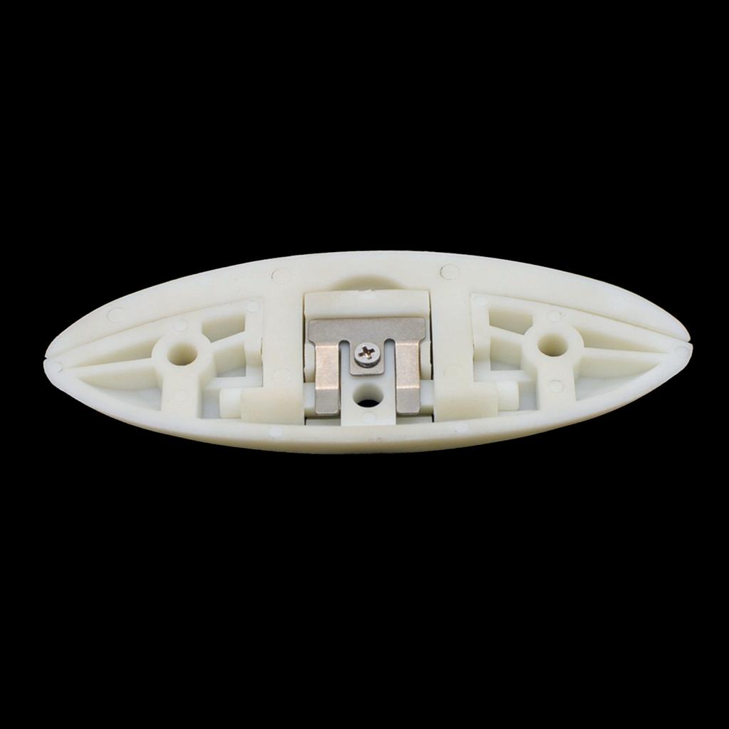 5-дюймовая складная швартовная утке откидная швартовная утке с 2 отверстиями из морского нейлона, стойкого к коррозии, швартовный трос