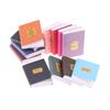 12 шт./компл. 1:12 Миниатюрная книга для кукольного домика Модель блокнота Кукольный домик Кабинет Декор