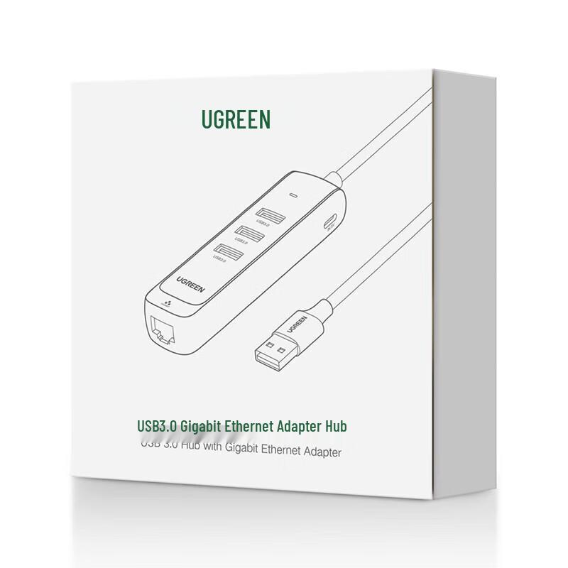 Ugreen USB 3.0 Gigabit Ethernet концентратор CM530