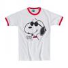Peanuts Unisex Adult Snoopy Ringer T-Shirt