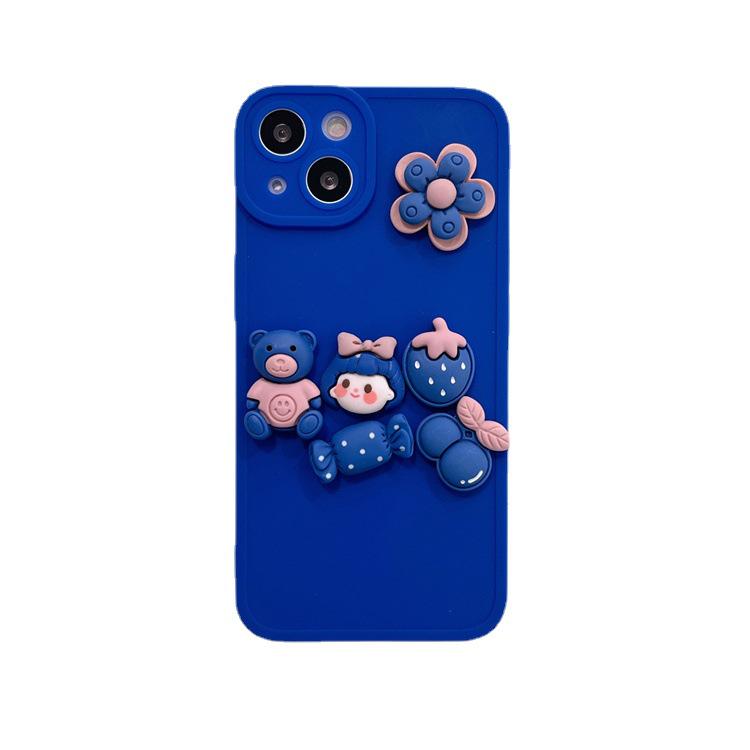 Силиконовый чехол для телефона Cartoon Girl для OPPO Reno6 Pro, A95, A11x и Vivo A9 — защита от падений, полное покрытие.