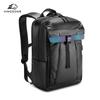 Black Stylish Men Sports Backpack 15.6 Inch Laptop Waterproof / Dry-wet Separation / Reflective Strip / Bag for Basketball Helmet/Shoes