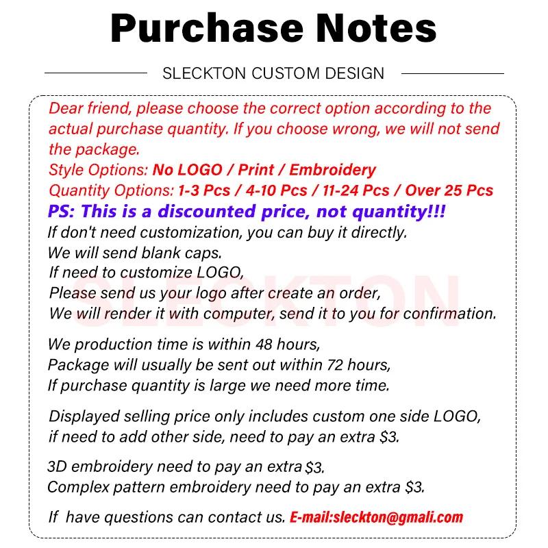 SLECKTON Custom Cap Logo Embroidery Retro Baseball Cap для мужчин и женщин DIY Design Letter Hat Customize Graphic Print Wholesale
