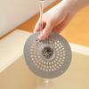 Circular Silicone Drain Cover Non Slip Anti Clog Hair Filter for Kitchen Sink Bathroom Floor Sink Drain Shower Accessories