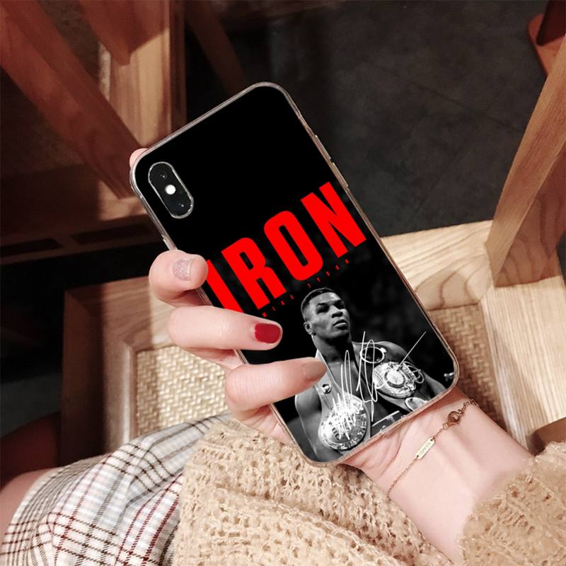 MaiYaCa Чехол для телефона Майк Тайсон Боксер Мужчина для iPhone 11 12 13 mini pro XS MAX 8 7 6 6S Plus X 5S SE 2020 XR