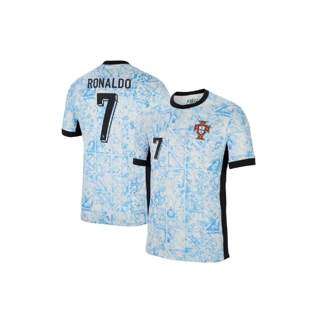Portugal 2024/25 New Season Cristiano Ronaldo Displacement Jersey