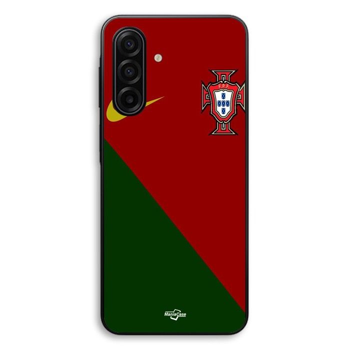 Coque de téléphone - MANIACASE - Samsung Galaxy A27 - Silicone TPU - Portugal maillot Nike - Noir