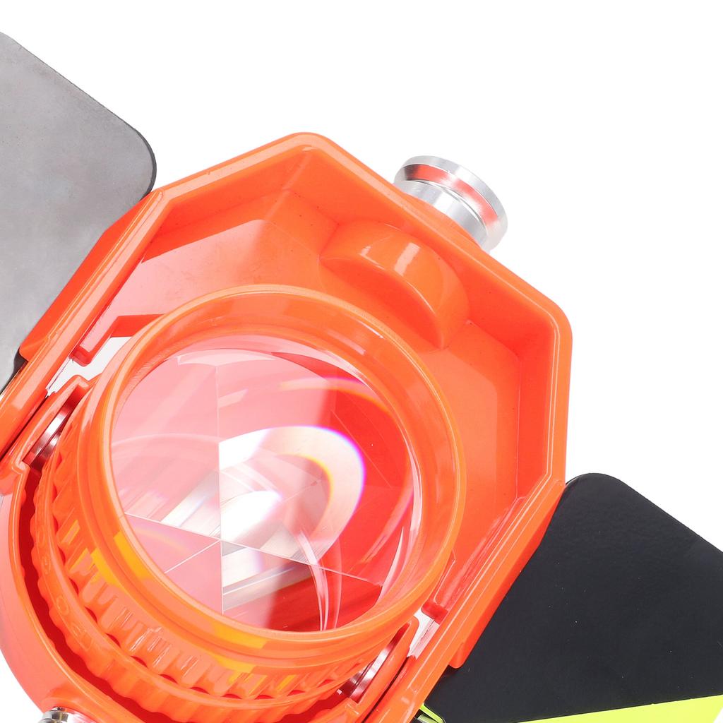 Single Tilt Prism Optical Glass ABS Protective Housing Accurate Surveying Prism for Highway