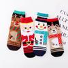 Женские носки, зимние рождественские носки, хлопковые теплые Meias, женские повседневные забавные носки с мультяшным принтом Sokken