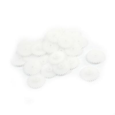 Uxcell Пластиковые шестерни, 30 зубьев, одинарные стальные, для мотор-редукторов, упаковка 30 шт.