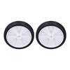 2Pcs Air Compressor Wheel Set 6in Plastic Rubber Air Compressor Caster for Replacement