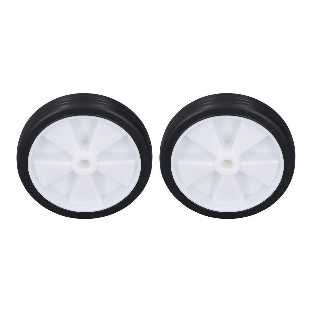 2Pcs Air Compressor Wheel Set 6in Plastic Rubber Air Compressor Caster for Replacement
