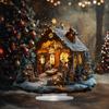 Богемский акриловый декор рождественской сцены - многофункциональный рождественский настольный дисплей для дома, офиса, кафе