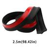 Rubber Body Trim Strip Car Front Bumper Lip Spoiler Protector Side Skirt Width Skirt Strip Protector Accessories Universal