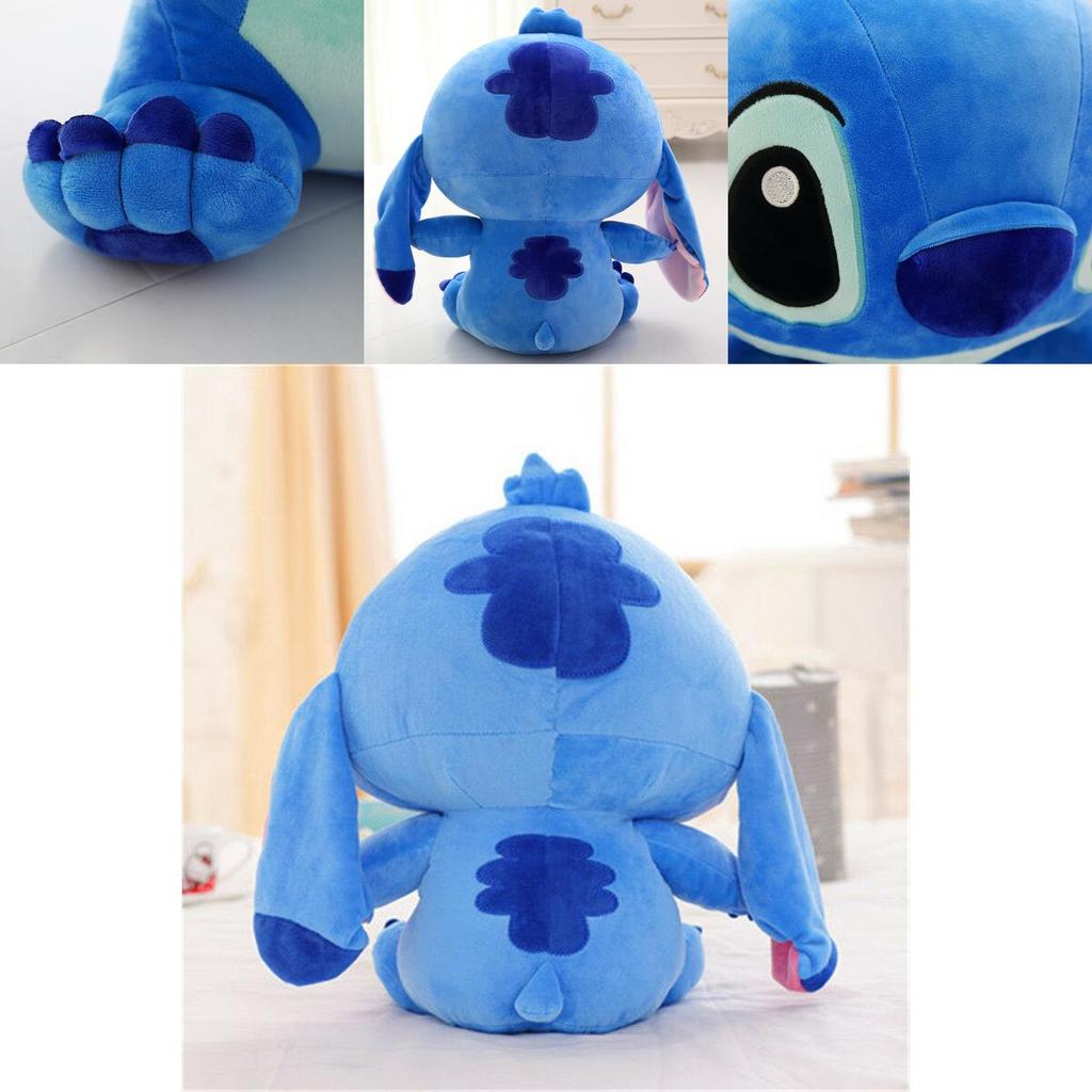 Adorable Lilo Stitch Plush Blue Kid Girl Soft Stuffed Toy Gift 30cm Cute Decor
