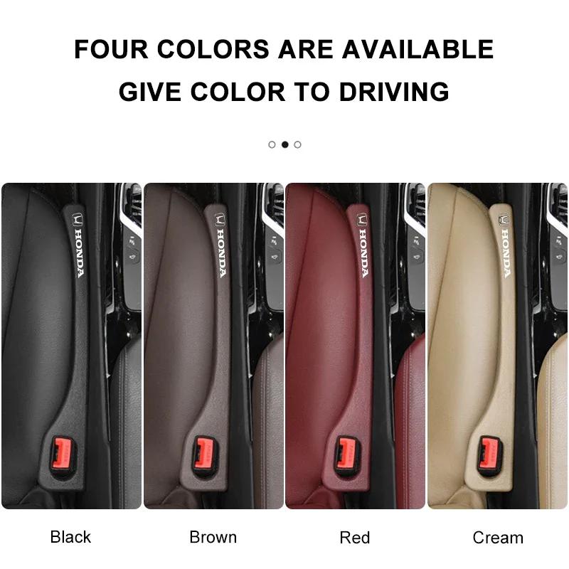 Car Hot FIT Car Seat Gap Filler Side Seam Plug Strip Leak-proof Filling Strip Seat Gap For Honda Civic  Accord Odyssey JAZZ CRV