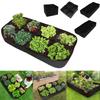 Fabric Planters Container Garden Bed Planting Nursery Pot Felt Grow Bag Flower Plant Pot Rectangle