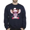Disney Mens Lilo & Stitch Angel Reindeer Sweatshirt