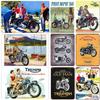 Metal Tin Signs Classic Motorcycles Wall Decoration Plaque Vintage Poster Iron Painting for Man Cave Home Cafe Garage Club Bar