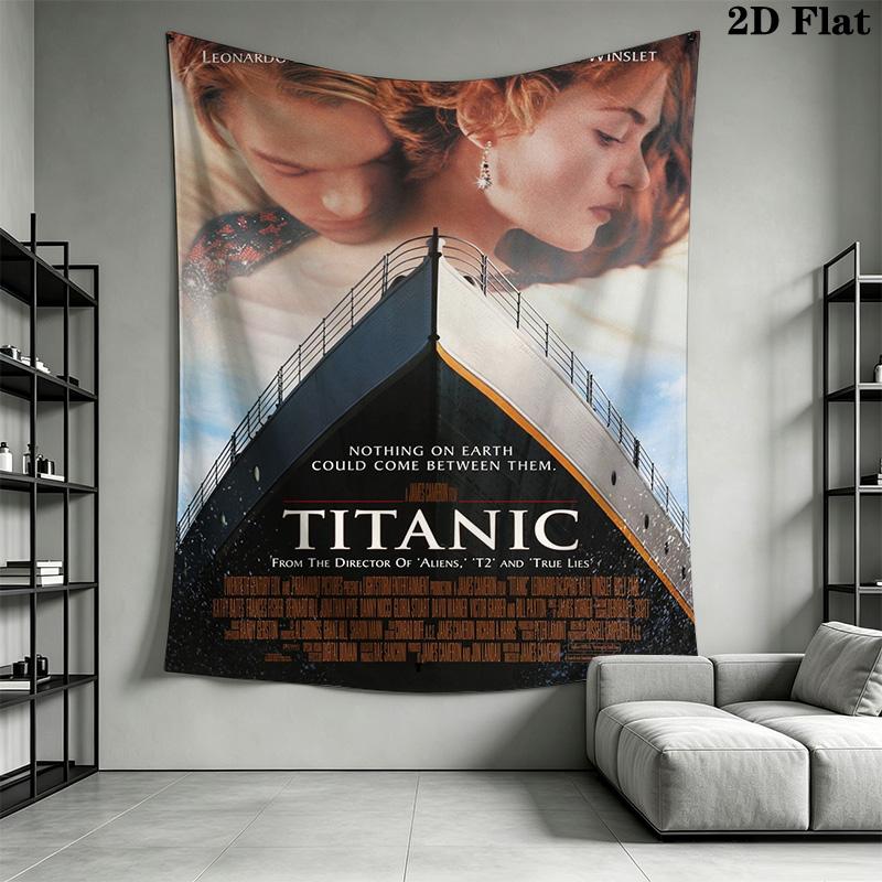 Titanic Journey Tapestry Background Cloth Fashion Print Atmospheric Background Cloth Background Cloth Wall Covering Decoration
