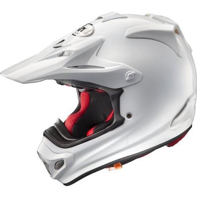 Мотоциклетный шлем белый внедорожный V-CROSS4 61-62см
