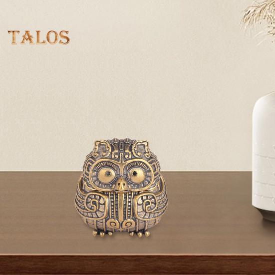 Винтажная фигурка совы, мини-курильница в виде совы с крышкой, коллекционное украшение в виде совы для дома, гостиной, офиса, стола, книжной полки, декор