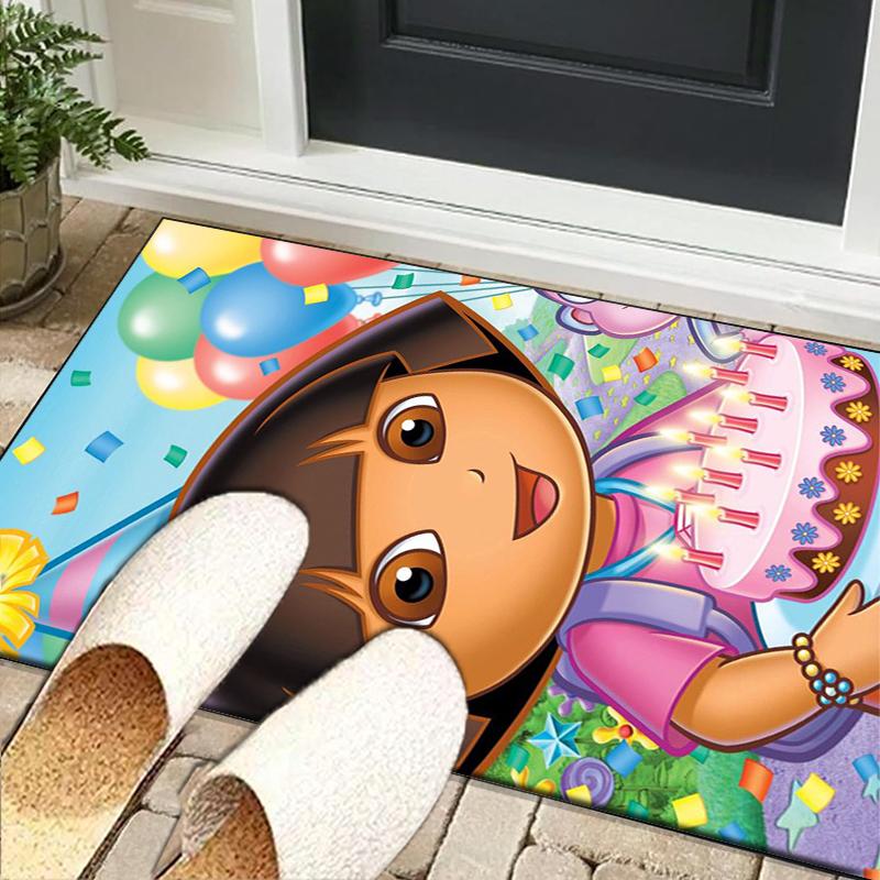 The Explorer do-ra Adventure Office Rug Chair Mat, Game Carpet, Suitable for Front Door, Bedroom, Living Room, Desk, Holiday Gift