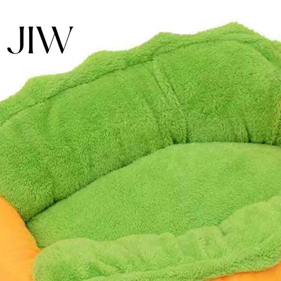 Comfortable Cat Bed Hot Dog Pet Bed, Soft Cozy Plush Removable Washable Mat, Novelty Furniture Cute Bun for Cats Dogs, Sofa Indoor Nest