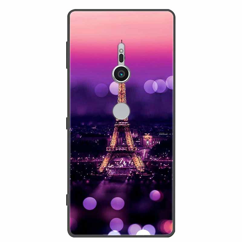 Чехол для Sony Xperia XZ1 XZ2 XZ3 Чехол Силиконовый Расписной Мягкий Задние Крышки Телефона для Sony XZ2 Compact Премиум Защитный Funda Capa
