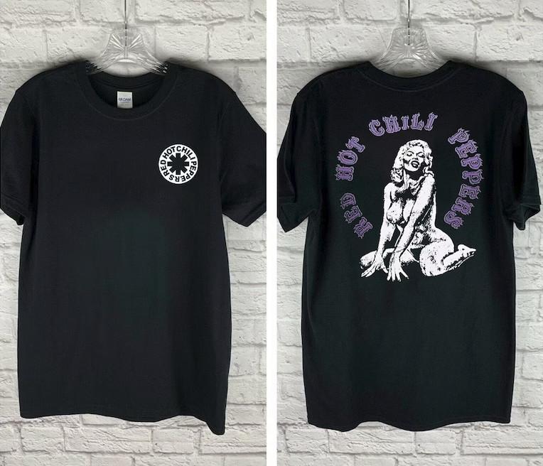 2008 Мэрилин Монро против Red Hot Chili Peppers Футболка Унисекс