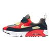 Air Max 90 Ретро Низкие кроссовки с воздушной амортизацией для бега Детские кроссовки Черный Красный 881927-023