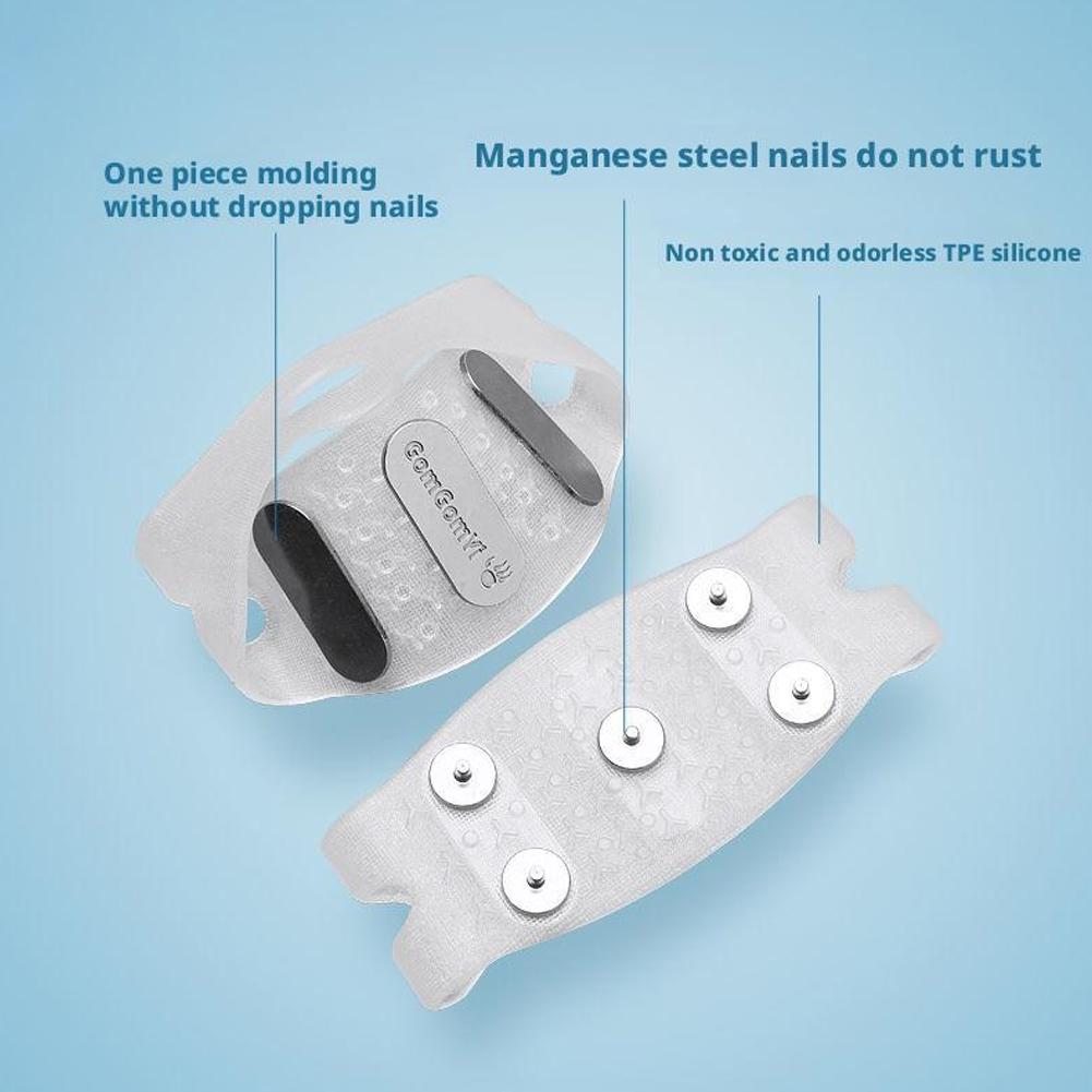 Кошки для скалолазания 5 шипов Ice Gripper Spike противоскользящие устойчивые к ходьбе зимние ботинки Wear B2P7