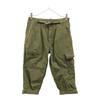 Nigel Cabourn Cropped Cargo Pants Khaki Button Fly Women Used