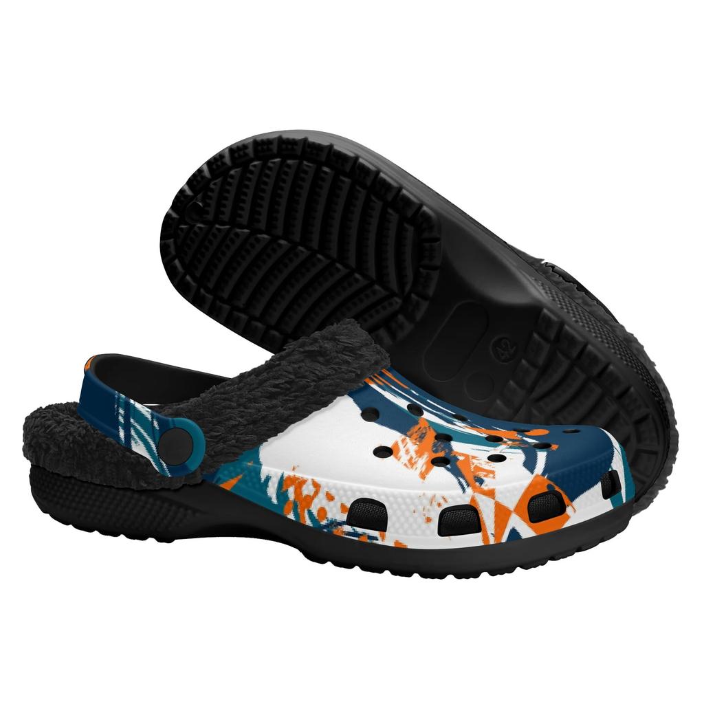 1 пара теплых сабо на подкладке из ЭВА и меха для мужчин и женщин, уютные зимние комфортные тапочки, мягкая легкая обувь для дома и улицы