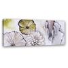 Canvas Print Painted Panorama Flowers