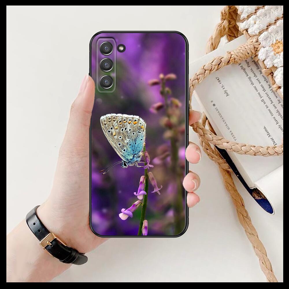 Красивый чехол для телефона с узором бабочки для SamSung Galaxy s6 s7 S8 S9 S10E S20 S21 S5 S30 Plus S20 fe 5G Lite Ultra Edge