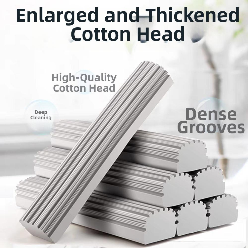28cm Roller Sponge Mop Head Washable Wash Mop Head Folding Cotton Mop Head Household Cleaning