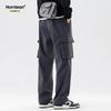 Homlean Men's Loose Straight Leg Casual Cargo Pants
