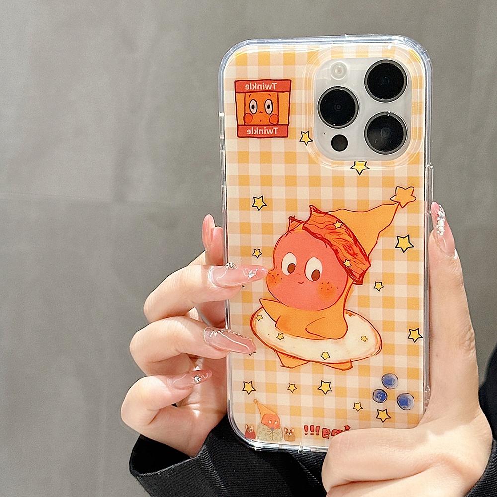 Чехол для телефона IMD для iPhone 11 13 16 Pro Max Чехол для iPhone 13 14 15 Pro Max 12 13 Pro Max 13 Pro 14 Pro Мультяшный милый цветок животное Ударопрочный износостойкий