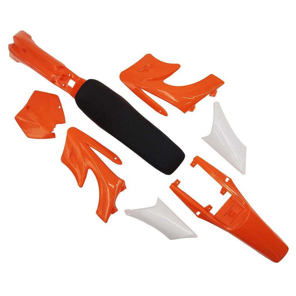 7 Colors Apollo Plastic Fairing Body Kits Front License Number Fender With Seat Cushion For 47cc 49cc Apollo Mini Dirt