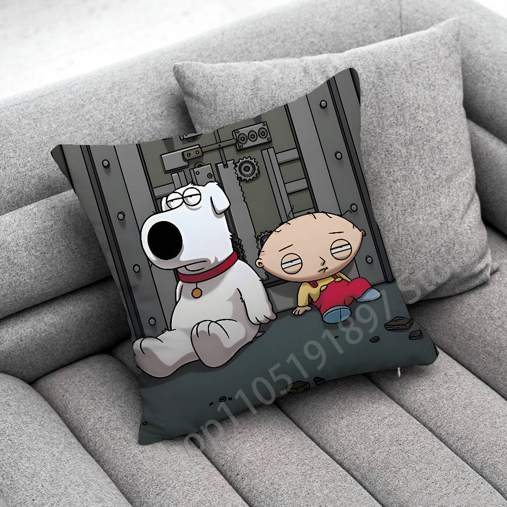 F-Family Funny Guy Throw Pillow Case For 30X30Cm 40X40Cm 45X45Cm 50X50Cm 55X55Cm Square Sofa Pillowcase Shell