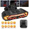 Bike Led Tail Light Brake Lamp Alarm Wireless Remote Control Turn Signal Usb Rechargeable Night Ride Light