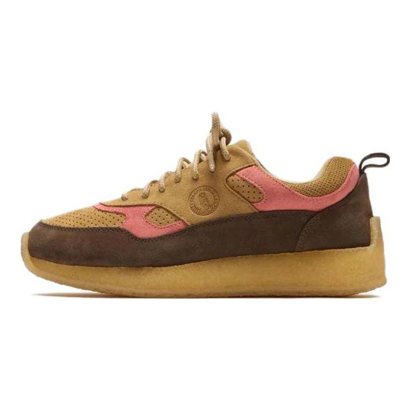 Clarks Lockhill Ronnie Fieg 8th Street Темно-коричневые Персиковые Мужские Кроссовки 26170102