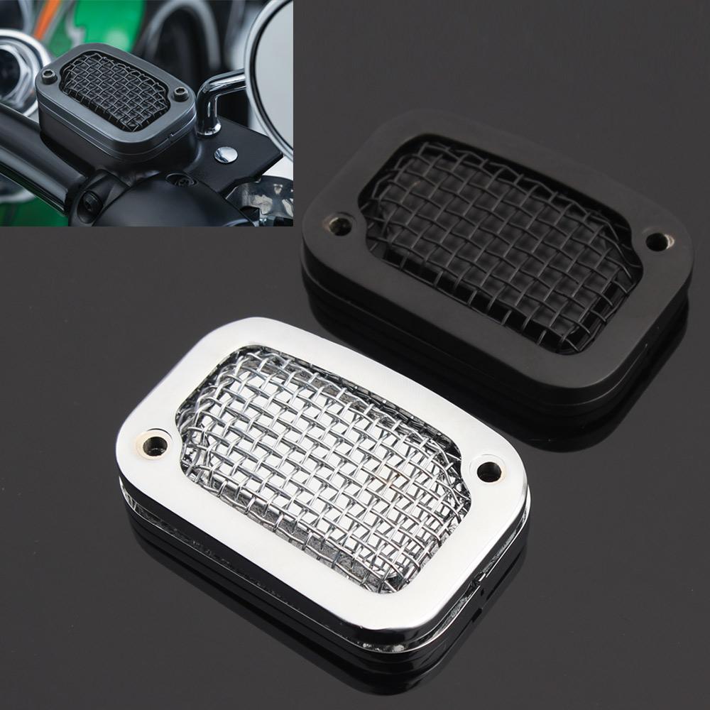 Для Harley Softail Fat Boy 114 FLFBS FLFB FLSTF Slim Мотоцикла Крышка Бачка Тормозной Жидкости Переднего Тормоза Колпачок Главного Тормозного Цилиндра Хром